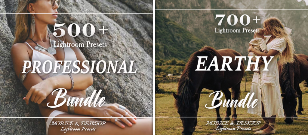 Lightroom presets demo: before/after photo editing preview